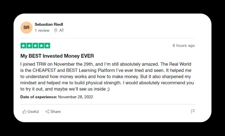 Sebastian Riedl review